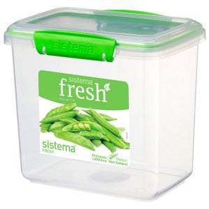 Контейнер для продуктов Sistema Rectangle Fresh, 1,9 л Lime Green (951680)
