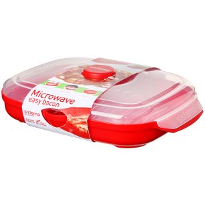 Контейнер для продуктов Sistema Microwave Easy Bacon 950 мл Red (1143)