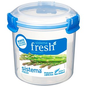 Контейнер для продуктов Sistema Round Fresh, 700 мл Marine Blue (921370)