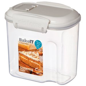 Контейнер для продуктов Sistema Bake-It Mini, 645 мл White (1202)