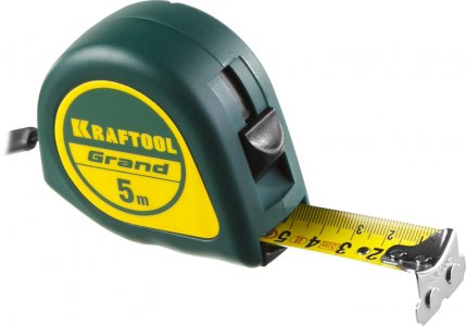 Рулетка Kraftool 5м х 25мм (grand 34022-05-25)