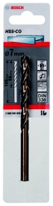 Сверло Bosch Ф7х109мм (1 hss-co 2608585858)