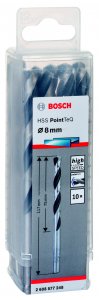 Сверло по металлу Bosch Ф8х75мм (2608577248)