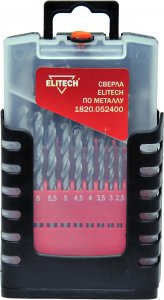 Набор сверл Elitech 1820.052400 (187636)