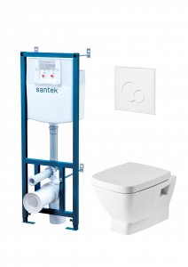 Комплект унитаз Santek Бореаль 1WH501544 (1.WH50.1.544)