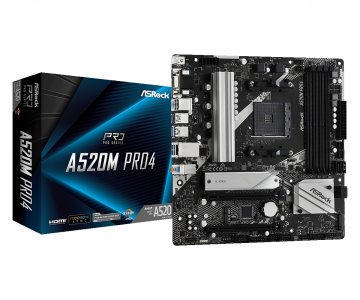 Материнские платы AsRock A520M PRO4