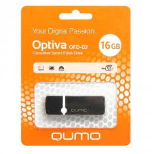 USB Flash Drive Qumo QM16GUD-OP2 (QM16GUD-OP2-black)