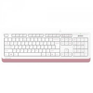 Клавиатура A4Tech Fstyler FK10 белый/розовый (FK10 PINK)