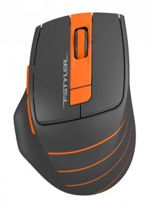 Мышь беспроводная A4Tech Fstyler FG30 серый/оранжевый (FG30 ORANGE)