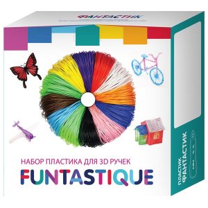 Картридж для 3D-принтера Funtastique 12 цветов (PLA-PEN-12)