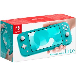Игровая приставка Nintendo Switch Lite бирюзовый (045496452735)