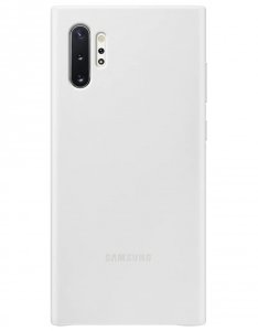 Чехол Samsung Чехол-крышка Samsung VN975LWEGRU Leather Cover для Galaxy Note10+, кожа, белый (EF-VN975LWEGRU)