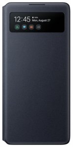 Чехол Samsung Чехол-книжка Samsung EF-EG770PBEGRU S View Wallet Cover для Galaxy S10 Lite, полиуретан, черный