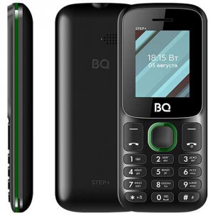 Сотовый телефон BQ Mobile 1848 Step+ (BQ-1848 Step+ Black/Green)