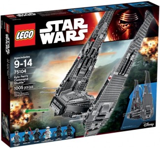 Конструктор Lego Star Wars 75104 Командный шаттл Кайло Рена 75104