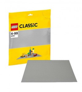Конструктор Lego LEGO Classic. Строительная пластина серого цвета 10701