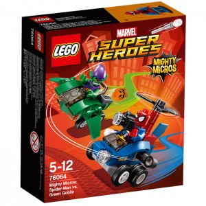 Конструктор Lego super heroes 76064 человек?паук против зелёного гоблина 76064
