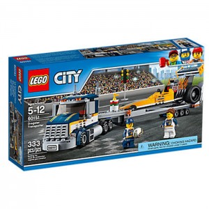 Конструктор Lego Грузовик для перевозки драгстера City Great Vehicles 60151