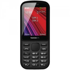 Мобильный телефон teXet TM-208 Black/Yellow