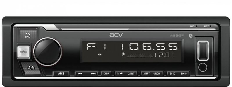 Автомагнитолы ACV AVS-920BW (черный) (36696)