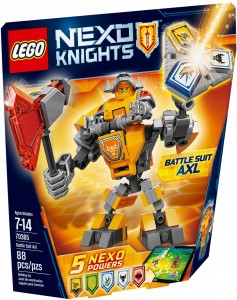 Конструктор Lego Боевые доспехи Акселя NexoKnights 70365