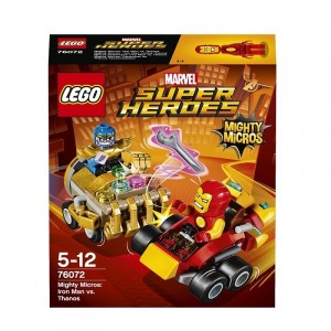 Конструктор Lego Mighty Micros: Железный человек против Таноса Super Heroes 76072