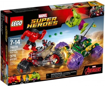 Конструктор Lego Халк против Красного Халка Super Heroes 76078