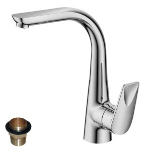 Смеситель Rossinka Silvermix Z40-23U для кухни (хром)