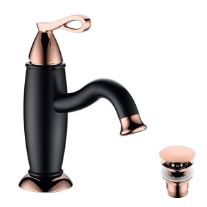 Смеситель Lemark Prime LM6106BRG для раковины (черный)