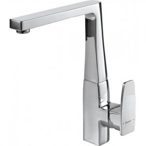 Смеситель для кухни Bravat RIFFLE с высоким поворотным изливом F772106C (хром)