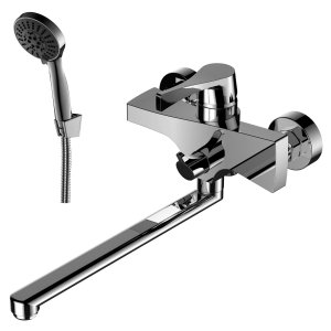 Смеситель Rossinka Silvermix RS34-32 для ванны универсальный (хром)