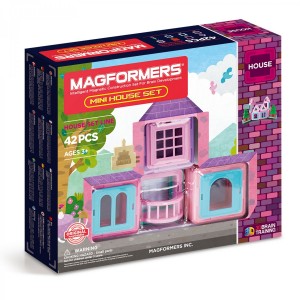 Магнитный конструктор Magformers Mini House Set 42PCS