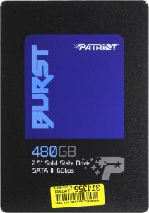 Твердотельный накопитель SSD Patriot SATA III 480Gb PBU480GS25SSDR Burst 2.5"