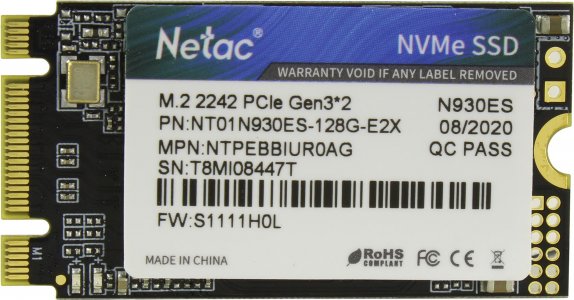Твердотельный накопитель Netac N930ES NT01N930ES-128G-E2X