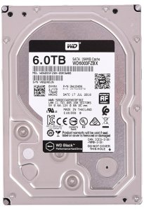 Внутренний HDD Western Digital Black 6TB 3.5" (WD6003FZBX)