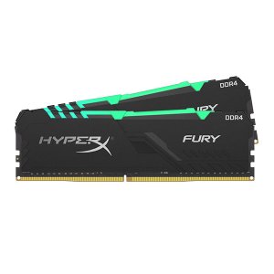 Оперативная память Kingston DDR4 HyperX FURY RGB Kit of 2 HX437C19FB3AK2/32 32Gb