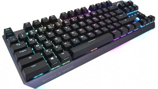 Клавиатура ASUS ROG Strix Scope TKL Deluxe (серый)
