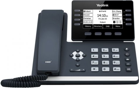 Системный телефон Yealink SIP-T53W чёрный
