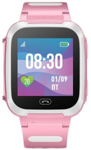 Детские умные часы Jet Детские умные часы с GPS трекером Jet Kid Friend, Белый-розовый (FRIEND PINK+WHITE)