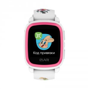 Детские умные часы Elari Часы ELARI KidPhone "Ну, Погоди!" (белые) (KidPhone «Ну, Погоди!» White)