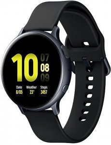 Смарт-часы Samsung Galaxy Watch Active2 Алюминий 44 мм + ремешок SM (лакрица) (SM-R820NZKRSER)