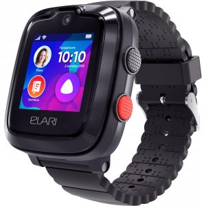 Детские умные часы Elari Elari ELKP4GBLKRUS Часы KidPhone 4G, черные