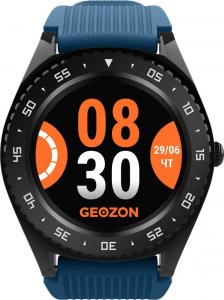 Умные часы GEOZON TITANIUM (черно-синий) (G-SM10BLKB)