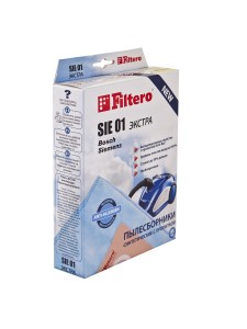 Мешки для пылесосов Filtero Filtero SIE 01 (4) ЭКСТРА, пылесборники