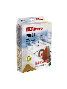 Мешки для пылесосов Filtero Filtero EIO 01 (4) ЭКСТРА, пылесборники