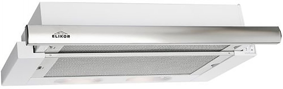 Встраиваемая вытяжка Elikor Нейтрино 60 White/Inox