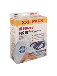 Мешки для пылесосов Filtero Filtero FLS 01 (S-bag) (8) XXL PACK, ЭКСТРА, пылесборники