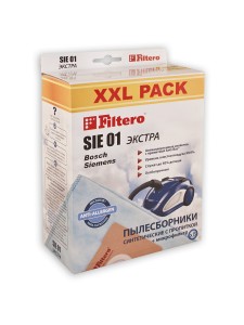 Мешки для пылесосов Filtero Filtero SIE 01 (8) XXL PACK, ЭКСТРА, пылесборники
