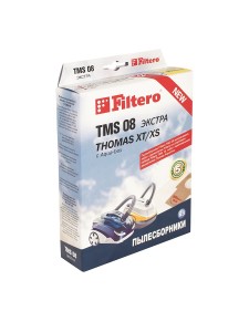Мешки для пылесосов Filtero Filtero TMS 08 (3) ЭКСТРА, пылесборники для ТHOMAS XT/XS