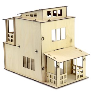 Кукольный домик PAREMO Серия Я Дизайнер Загородная Вилла (PD318-26)